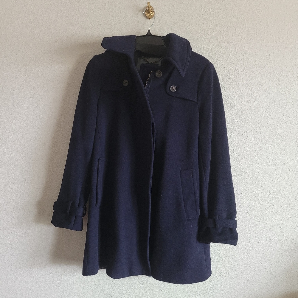 J Crew. Navy Coat